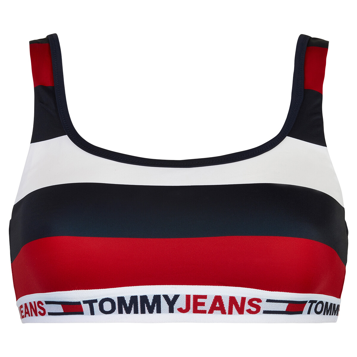 Tommy Hilfiger Lingeri Bikini Oberteil, Farbe: Rugby Stripe, Größe: S, Damen von Tommy hilfiger