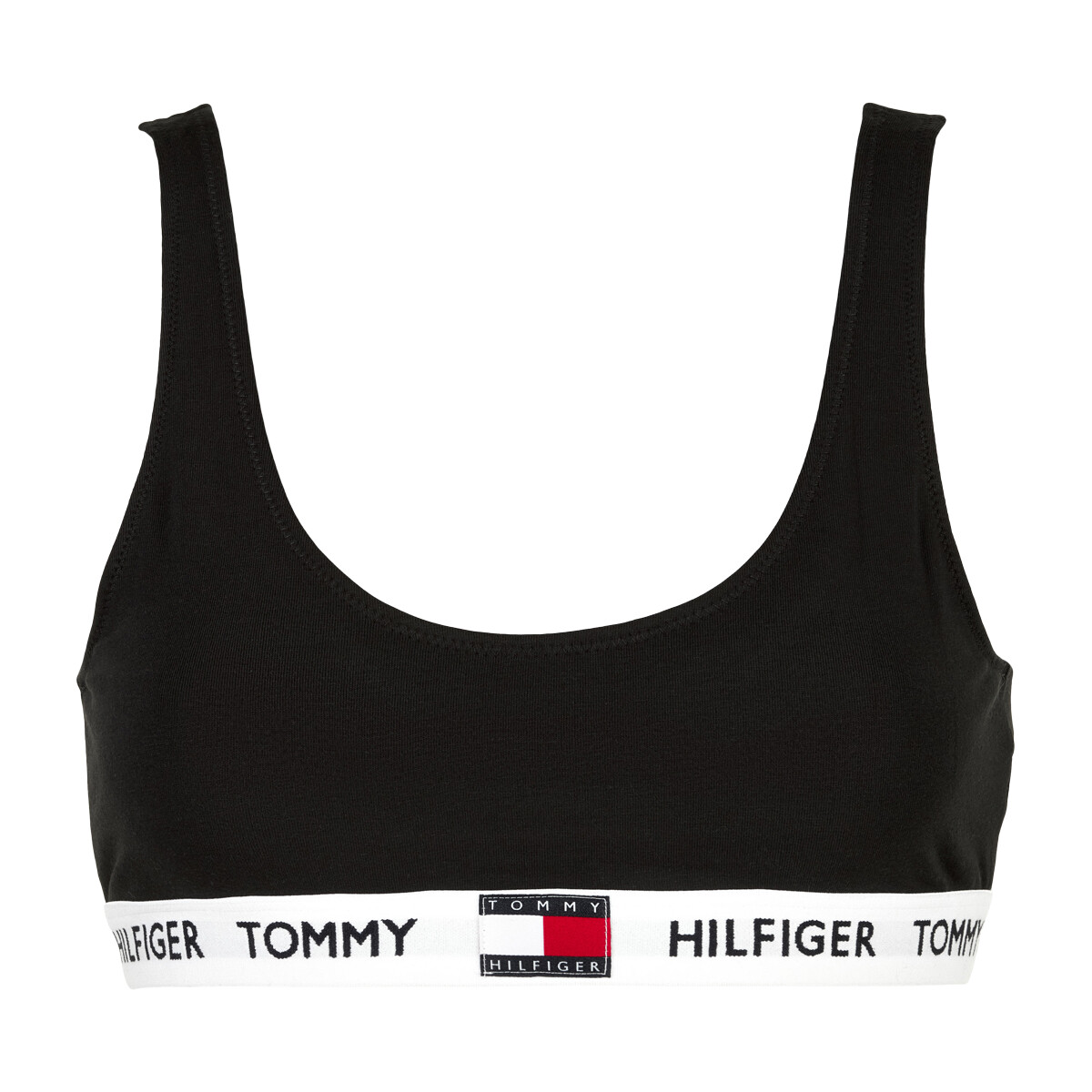 Tommy Hilfiger Lingeri Bralette Bikini Oberteil, Farbe: Schwarz, Größe: XS, Damen von Tommy hilfiger