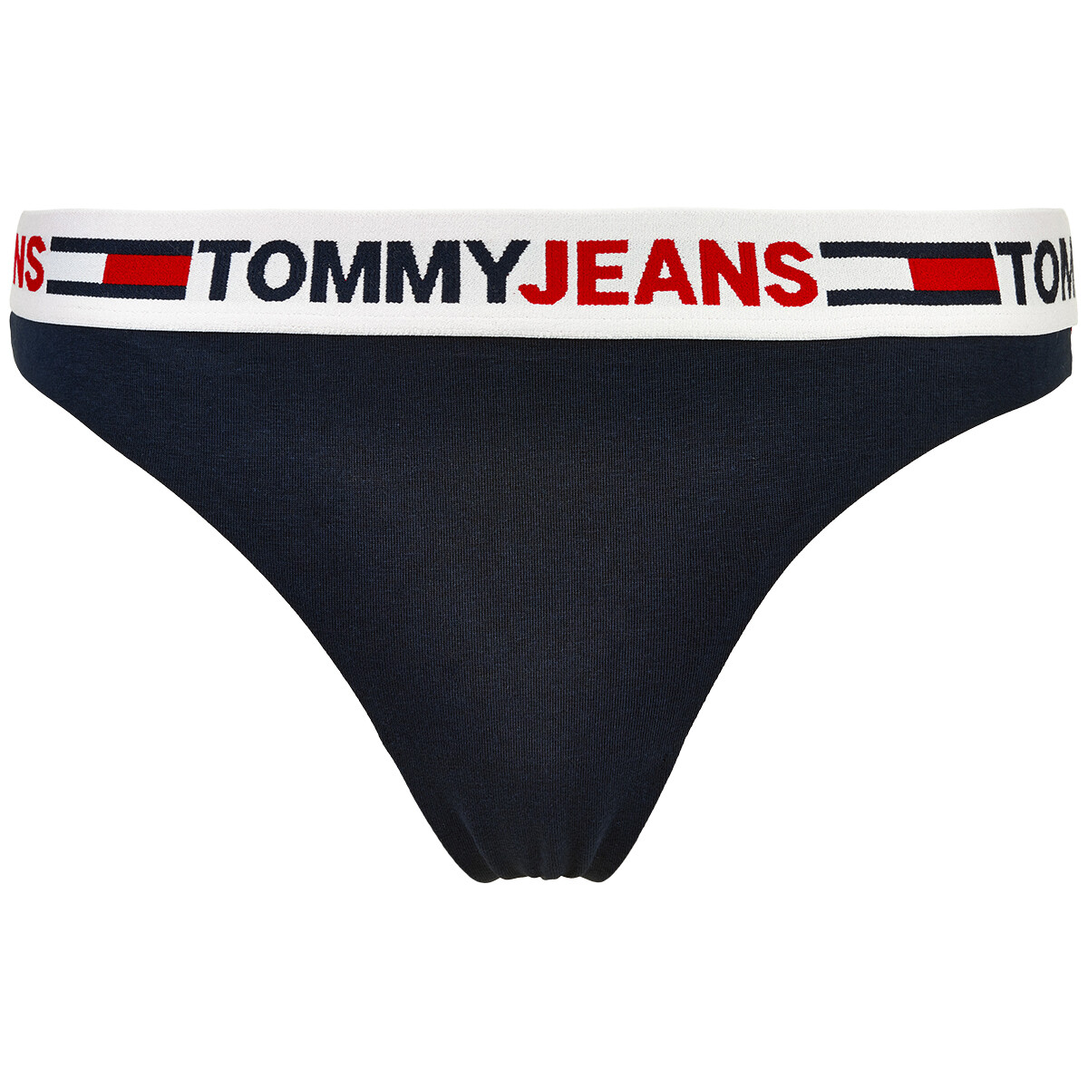 Tommy Hilfiger Lingeri String Slip, Farbe: Schwarz, Größe: L, Damen von Tommy hilfiger