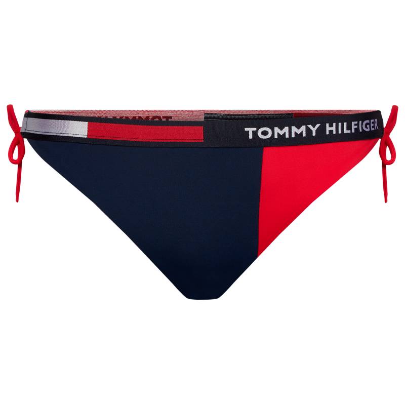 Tommy hilfiger String Bikinihose, Blau, Größe: L, Damen von Tommy hilfiger