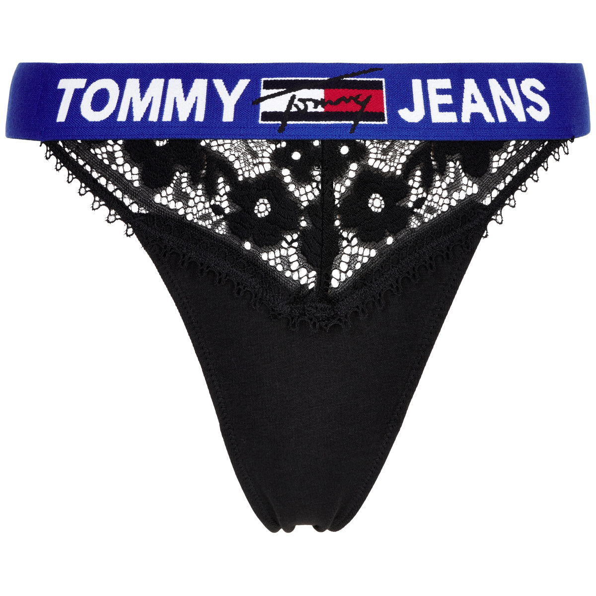 Tommy Hilfiger Lingeri Tanga Slip, Farbe: Schwarz, Größe: S, Damen von Tommy hilfiger