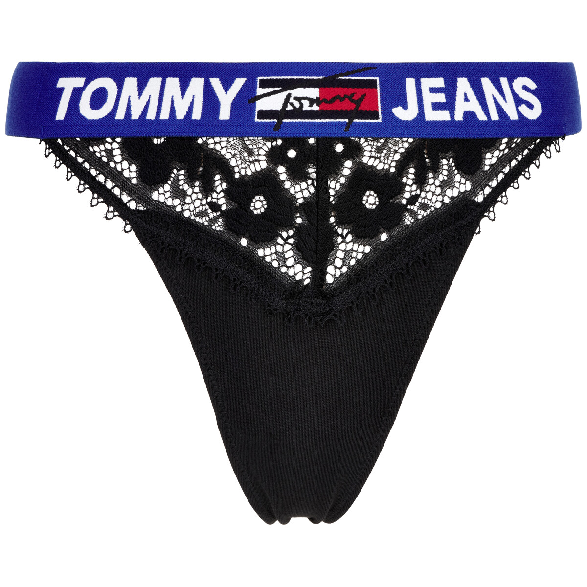 Tommy Hilfiger Lingeri Tanga Slip, Farbe: Schwarz, Größe: XS, Damen von Tommy hilfiger