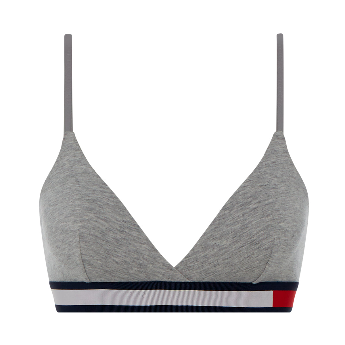 Tommy Hilfiger Triangle BH, Farbe: Grau, Größe: M, Damen von Tommy hilfiger