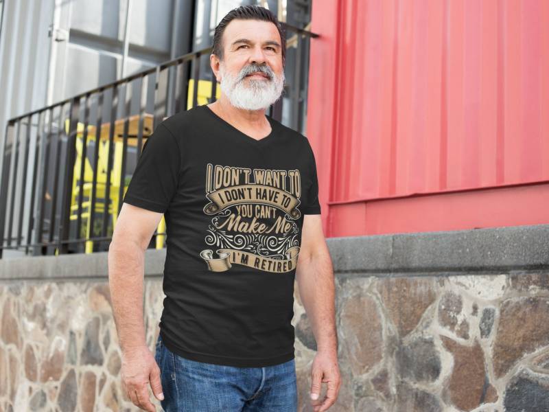 Ruhestand T-Shirt, Ich Will Nicht T-Shirts, Geschenke Für Männer Und Frauen Tsc136 von TommysShirtCreations