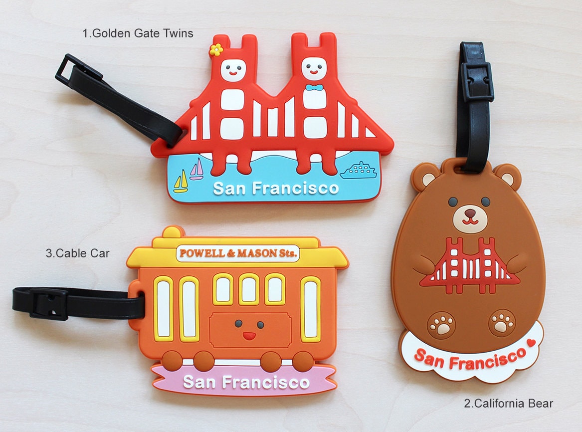 San Francisco Gepäckanhänger San Francisco Gepäckanhänger von TomokoMaruyama