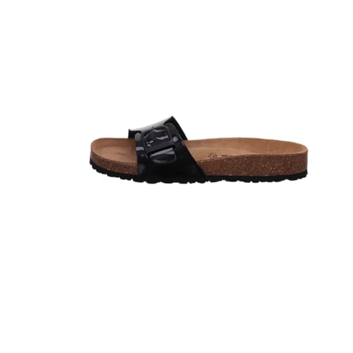 Tamaris Damen 1-27520-42 Slipper, Black PATENT, 42 EU von Tomorrow sunny