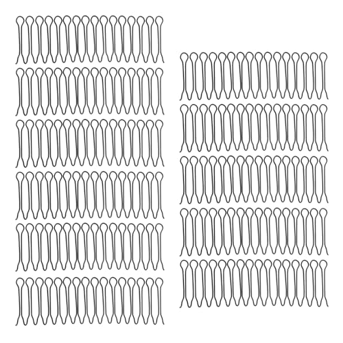 11 Stück Haare Twist Comb Clip, Schwarze Wasserdichte Anti Schlupf Elastizität Metallhaarclip Kamm für Frauen Mädchen Braut Haarzubehör von Tomotato