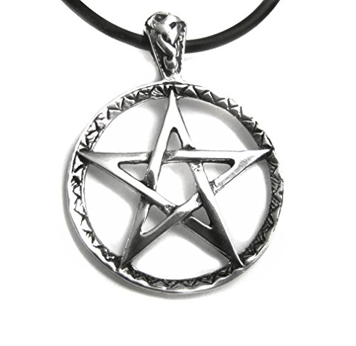 Anhänger Amulett Pentagramm 925 Sterling Silber von Toms-Silver