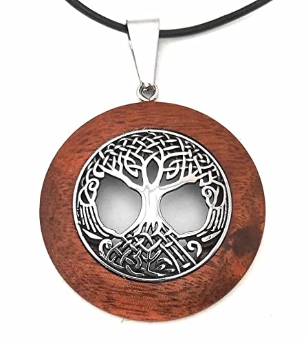 Toms-Silver Anhänger Lebensbaum Baum des Lebens Edelstahl mit Walnussholz Toms-Silver Anhänger Lebensbaum Baum des Lebens Edelstahl mit Walnussholz von Toms-Silver