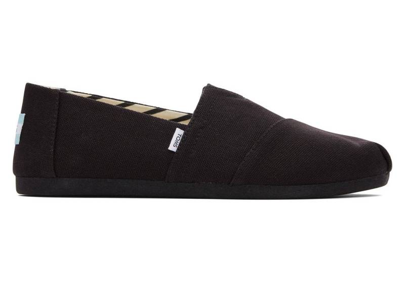 TOMS Alpargatas Recycelte Baumwolle Große Breite Hausschuh von Toms