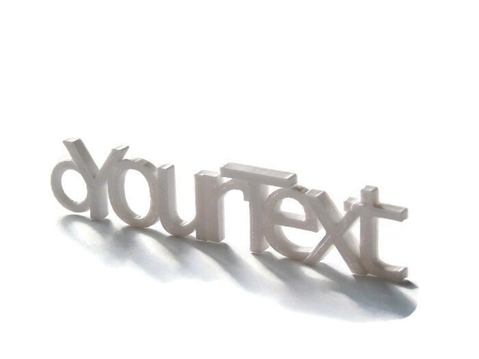 Wunschtext Schlüsselanhänger Wunschtext Schlüsselanhänger von Toms3DWorkshop