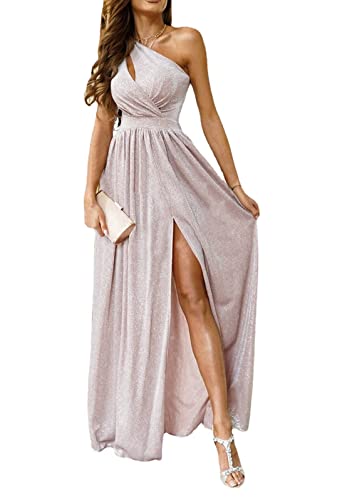 Tomwell Damen Kleider Spitzenkleid Brautjungfernkleid für Hochzeit Abendkleider Elegant Knielang Cocktailkleid F Rosa M von Tomwell