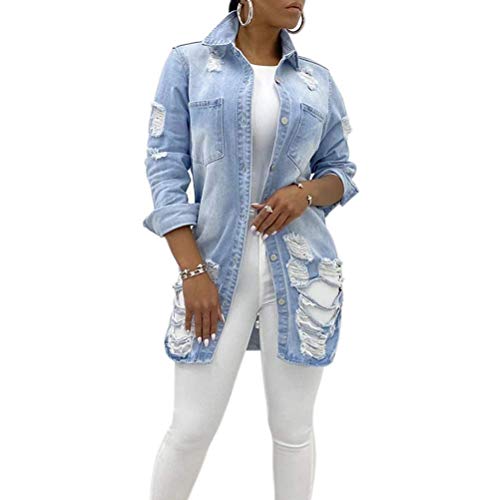 Tomwell Jeansjacke Damen Langarm Boyfriend Oversize Übergangsjacke Jacke Denim Casual Jeansjacke Kurze B Hellblau S Tomwell Jeansjacke Damen Langarm Boyfriend Oversize Übergangsjacke Jacke Denim Casual Jeansjacke Kurze B Hellblau S von Tomwell