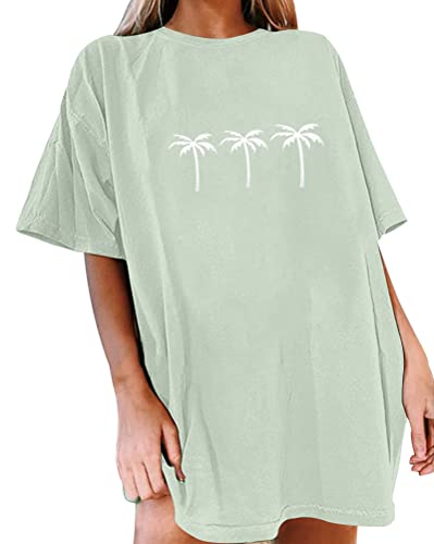 Tomwell Vintage Oberteile Damen Oversized Tshirt Lustig Streetwear Sportshirt Kurzarm Sport Oberteile Sweatshirt Rundhals Teenager Mädchen Tops Lang A1 Minzgrün M Tomwell Vintage Oberteile Damen Oversized Tshirt Lustig Streetwear Sportshirt Kurzarm Sport Oberteile Sweatshirt Rundhals Teenager Mädchen Tops Lang A1 Minzgrün M von Tomwell