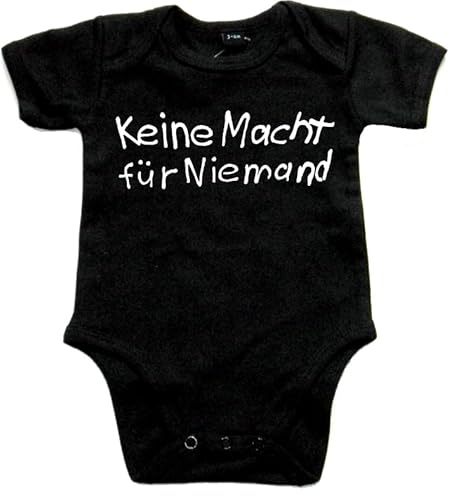 Ton Steine Scherben Keine Macht für Niemand Bio Baumwoll Body, schwarz von Ton Steine Scherben