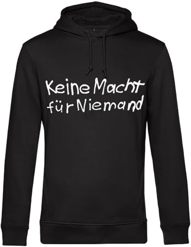 Ton Steine Scherben Keine Macht für Niemand Bio Kapuzenpullover, schwarz von Ton Steine Scherben