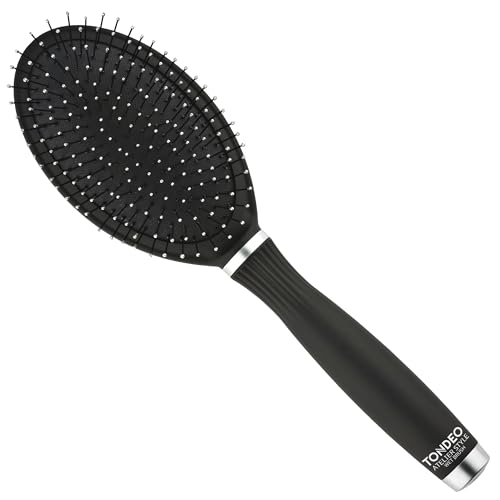 TONDEO Wet Brush ATELIER STYLE | antistatische High-Tech Entwirrbürste mit hochwertigem Bürstenkissen | Hitzebeständige Thermo-Nylon-Borsten mit Kugelspitze von Tondeo