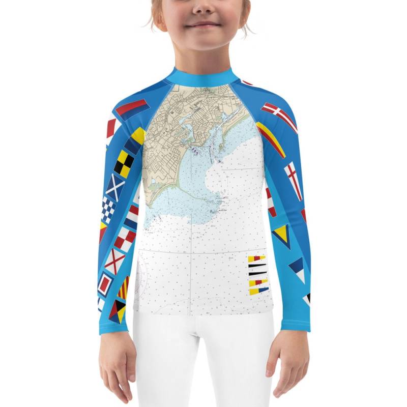 Kinder Black Rock Harbour Rash Guard Kinder Black Rock Harbour Rash Guard von ToneAndTwangDesign