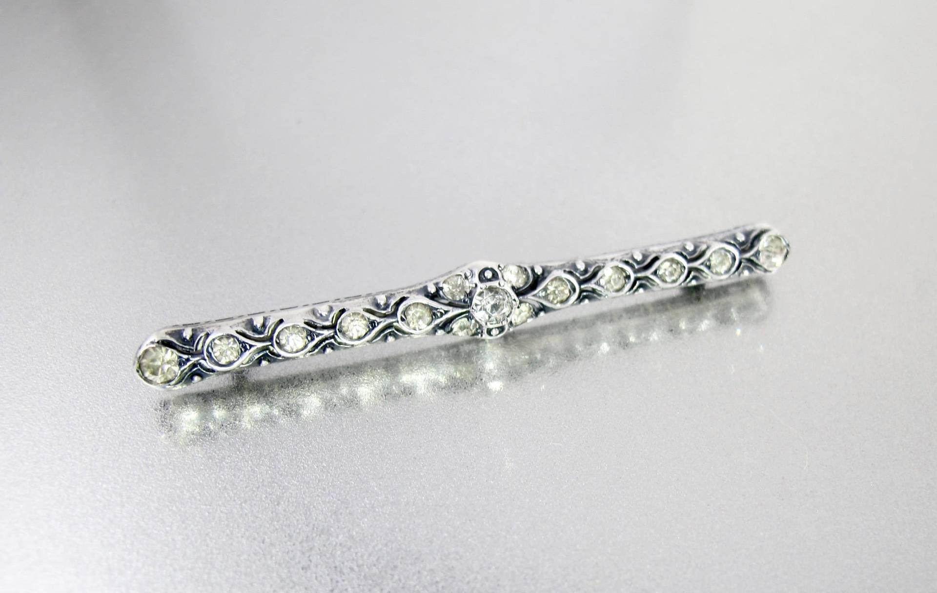 Art Deco Drouse Sterling Silber Strass Brosche Anstecknadel Art Deco Drouse Sterling Silber Strass Brosche Anstecknadel von TonettesTreasures