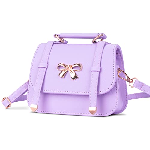 Tonfant Mädchen-Geldbörse für Kinder, Crossbody, niedliche Prinzessinnen-Handtaschen, Schultertasche für Kleinkinder, kleine Mädchen, Geschenke, Violett Tonfant Mädchen-Geldbörse für Kinder, Crossbody, niedliche Prinzessinnen-Handtaschen, Schultertasche für Kleinkinder, kleine Mädchen, Geschenke, Violett von Tonfant