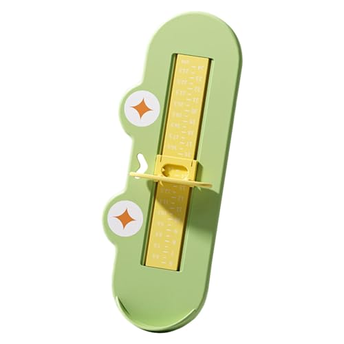 Fußmessgerät Kinder | Niedliches Fußlängenmesswerkzeug & Schuhgrößenmesser | Genaues Fußmesswerkzeug, Fußmesslineal für präzise Kinderschuhanpassung, grün, Refer to description Fußmessgerät Kinder | Niedliches Fußlängenmesswerkzeug & Schuhgrößenmesser | Genaues Fußmesswerkzeug, Fußmesslineal für präzise Kinderschuhanpassung, grün, Refer to description von Tongfer