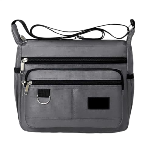 Herren Crosses Bag | Geräumiger wasserdichter Sling Rucksack | praktischer, trendiger Kurierrucksack, Mehrzweck-Brusttasche für kurze Reisen im Alltag, grau, Refer to description Herren Crosses Bag | Geräumiger wasserdichter Sling Rucksack | praktischer, trendiger Kurierrucksack, Mehrzweck-Brusttasche für kurze Reisen im Alltag, grau, Refer to description von Tongfer