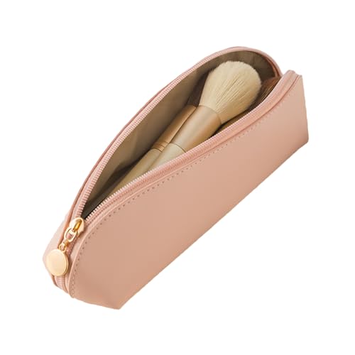 Make-up-Reisetasche, Aufbewahrungs-Kosmetiktasche, tragbar, multifunktionaler PU-Reise-Kulturbeutel, großes Fassungsvermögen, Make-up-Pinsel-Organizer für den täglichen Gebrauch, Rose Pink Make-up-Reisetasche, Aufbewahrungs-Kosmetiktasche, tragbar, multifunktionaler PU-Reise-Kulturbeutel, großes Fassungsvermögen, Make-up-Pinsel-Organizer für den täglichen Gebrauch, Rose Pink von Tongfer