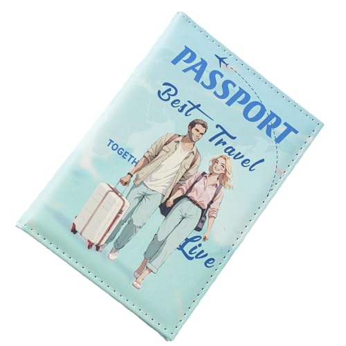 Reisepasshülle – Ticketclip Reisepasshülle – wasserdichtes Kreditkartenzubehör für Bordkarte, Paare, Männer, Frauen, Kinder im Ausland, blau, Two persons, Unisex Reisepasshülle – Ticketclip Reisepasshülle – wasserdichtes Kreditkartenzubehör für Bordkarte, Paare, Männer, Frauen, Kinder im Ausland, blau, Two persons, Unisex von Tongfer