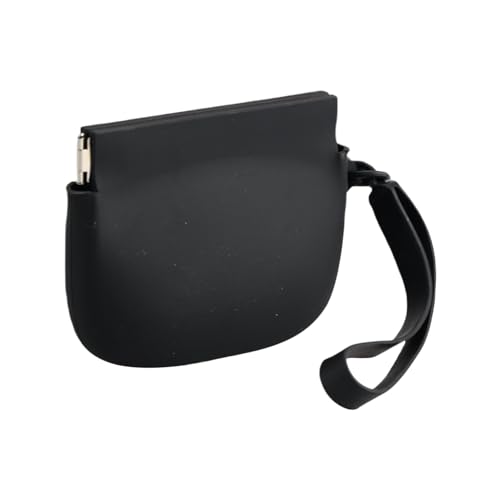 Silikon-Münzgeldbörse – kleine Aufbewahrungstasche mit Kabel – 10 x 8 cm, Lippenstift-Kosmetik-Zubehör, kleine Geldbörse für Münzen, Kopfhörer, Schlüssel, Schwarz , Refer to description, Unisex Silikon-Münzgeldbörse – kleine Aufbewahrungstasche mit Kabel – 10 x 8 cm, Lippenstift-Kosmetik-Zubehör, kleine Geldbörse für Münzen, Kopfhörer, Schlüssel, Schwarz , Refer to description, Unisex von Tongfer