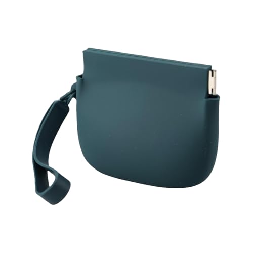 Silikon-Münzgeldbörse – kleine Aufbewahrungstasche mit Kabel – 10 x 8 cm, Lippenstift-Kosmetik-Zubehör, kleine Geldbörse für Münzen, Kopfhörer, Schlüssel, dunkelgrün, Refer to description, Unisex Silikon-Münzgeldbörse – kleine Aufbewahrungstasche mit Kabel – 10 x 8 cm, Lippenstift-Kosmetik-Zubehör, kleine Geldbörse für Münzen, Kopfhörer, Schlüssel, dunkelgrün, Refer to description, Unisex von Tongfer