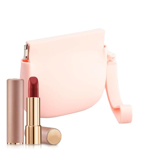 Silikon-Münzgeldbörse – kleine Aufbewahrungstasche mit Kabel – 10 x 8 cm, Lippenstift-Kosmetik-Zubehör, kleine Geldbörse für Münzen, Kopfhörer, Schlüssel, rose, Refer to description, Unisex Silikon-Münzgeldbörse – kleine Aufbewahrungstasche mit Kabel – 10 x 8 cm, Lippenstift-Kosmetik-Zubehör, kleine Geldbörse für Münzen, Kopfhörer, Schlüssel, rose, Refer to description, Unisex von Tongfer