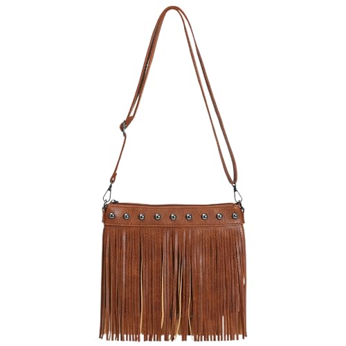 Tongfer Damen Quaste Tasche | Retro Quaste Geldbörse PU Leder Handtasche Geldbörse Quaste Handy Geldbörse Halter Geldbörse Body Bag Fransen Tasche für Handy, Geldbörse, Schlüssel, braun, Refer to Tongfer Damen Quaste Tasche | Retro Quaste Geldbörse PU Leder Handtasche Geldbörse Quaste Handy Geldbörse Halter Geldbörse Body Bag Fransen Tasche für Handy, Geldbörse, Schlüssel, braun, Refer to von Tongfer