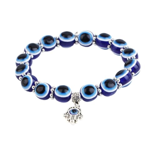 Tongfer Evil Eye Armband für Damen, modisches Armband für Männer, blaues Auge, Perlenarmbänder für Männer und Frauen, stilvolles Armband, Schmuck, Handgelenkkettenarmband, Refer to description, Harz Tongfer Evil Eye Armband für Damen, modisches Armband für Männer, blaues Auge, Perlenarmbänder für Männer und Frauen, stilvolles Armband, Schmuck, Handgelenkkettenarmband, Refer to description, Harz von Tongfer