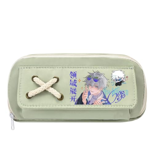 Tongyundacheng Geto Suguru Federmäppchen Gojo Satoru Schreibwaren Itadori Yuji Stifttasche Anime JJK Merch 21 x 5,5 x 11 cm große Kapazität Eröffnungssaison Geschenk für Anime-Fans, Typ 11 von Tongyundacheng