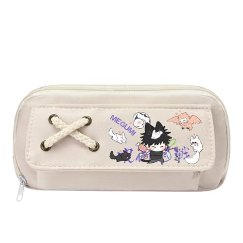 Tongyundacheng Geto Suguru Federmäppchen Gojo Satoru Schreibwaren Itadori Yuji Stifttasche Anime JJK Merch 21 x 5,5 x 11 cm große Kapazität Eröffnungssaison Geschenk für Anime-Fans, Typ 16 von Tongyundacheng