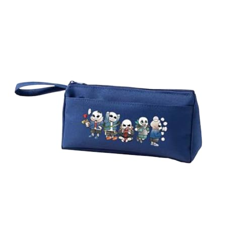 Tongyundacheng Sans Stationery Case Flowey Federmäppchen Asriel Dreemurr Anime Aufbewahrungsbox Große Kapazität Schulbedarf Geschenke für Anime-Fans, Typ 11, 21x4.7x9.5 cm, Federmäppchen von Tongyundacheng