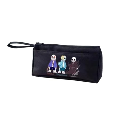 Tongyundacheng Sans Stationery Case Flowey Federmäppchen Asriel Dreemurr Anime Aufbewahrungsbox Große Kapazität Schulbedarf Geschenke für Anime-Fans, Typ 3, 21x4.7x9.5 cm, Federmäppchen von Tongyundacheng