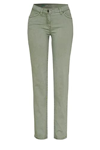 TONI Damen 5-Pocket-Hose »Perfect Shape« mit dezenter Schmückung 46 hellkhaki | 671 von TONI