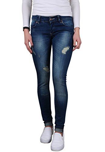 Toni Ellen Damen Life Style Jeanshose, Blau (Blau), W33/L30 (Herstellergröße: 42/L30) von Toni Ellen