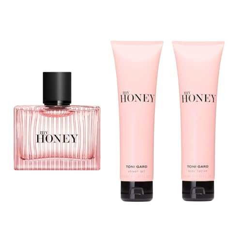 Toni Gard MY HONEY FOR WOMAN Eau de Parfum 40 ML + Shower Gel 150 ML + Body Lotion 150 ML Helle Hölzer Himbeere Moschus Lotusblüte Jasmin Magnolie Honigtau Nektarine Mirabelle floral fruchtig für Sie Toni Gard MY HONEY FOR WOMAN Eau de Parfum 40 ML + Shower Gel 150 ML + Body Lotion 150 ML Helle Hölzer Himbeere Moschus Lotusblüte Jasmin Magnolie Honigtau Nektarine Mirabelle floral fruchtig für Sie von Toni Gard