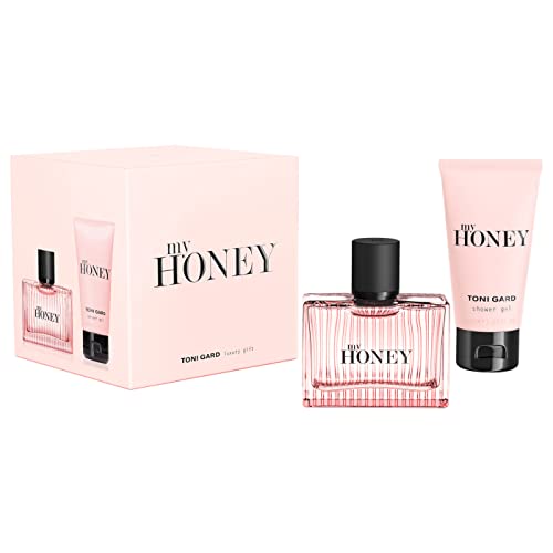 Toni Gard MY HONEY Set 40 ml Eau de Parfum und 50 ml Duschgel - PINK Himbeere Moschus Lotusblüte Jasmin Magnolie Nektarine floral fruchtig von Toni Gard