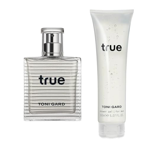 Toni Gard TRUE FOR MAN Eau de Toilette / 40 ML + Shower Gel / 150 ML Moschus Zedernholz Vetiver Veilchen Iris Moos Ananas Zitrone Bergamotte Herrenduft zitrisch frisch Parfüm für Ihn von Toni Gard