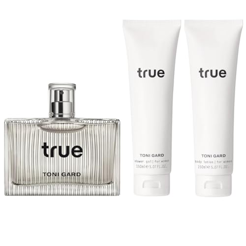 Toni Gard TRUE FOR WOMAN Eau de Parfum 90 ML + Shower Gel 150 ML + Bodylotion 150 ML Bergamotte Zitrone Grapefruit Ingwer Jasmin Amber Moschus zitrisch frisch Parfüm für Sie Toni Gard TRUE FOR WOMAN Eau de Parfum 90 ML + Shower Gel 150 ML + Bodylotion 150 ML Bergamotte Zitrone Grapefruit Ingwer Jasmin Amber Moschus zitrisch frisch Parfüm für Sie von Toni Gard
