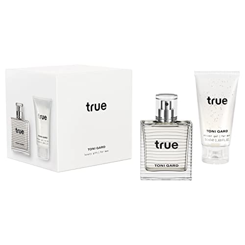 Toni Gard TRUE MEN Set 40 ml Eau de Parfum und 50 ml Duschgel - Moschus Zedernholz Bergamotte Herrenduft zitrisch frisch von Toni Gard