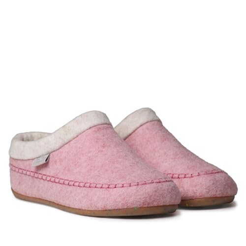 Albons Slipper aus Filz mit Keilabsatz für Damen, Rosa, Größe 37 von Toni Pons
