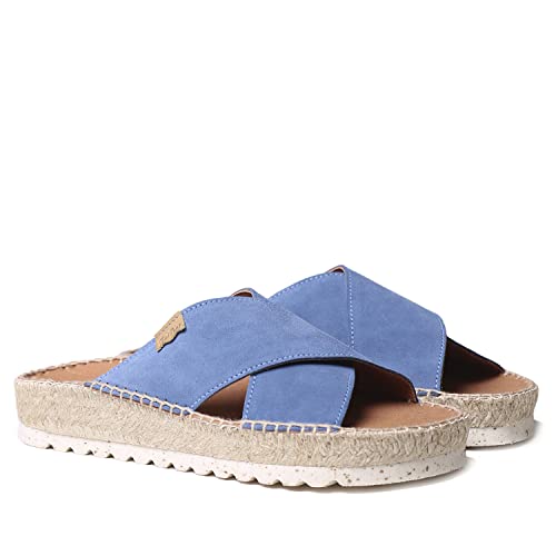 Crossover-Wildledersandale für Damen - Bali-A - Indigo, 39 EU Crossover-Wildledersandale für Damen - Bali-A - Indigo, 39 EU von Toni Pons