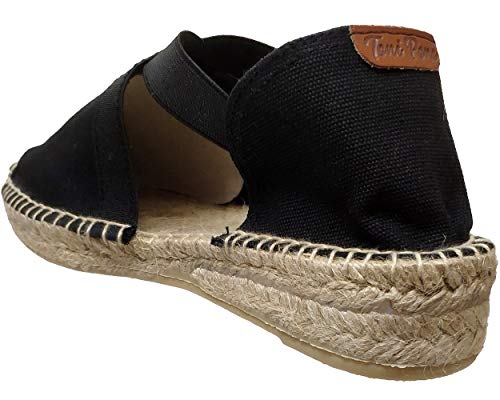 TONI PONS, Damen Espadrille Halbschuhe , Schwarz - Noir (Negre) - Größe: 37 EU von Toni Pons