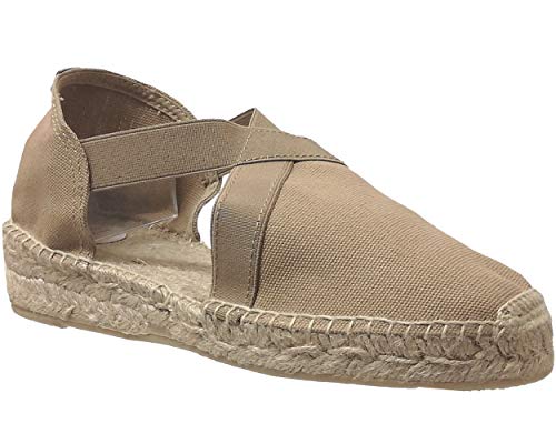 TONI PONS, Elastisch, Damen, Espadrille, Schwarz, Ecru Pedra, 39 EU von Toni Pons