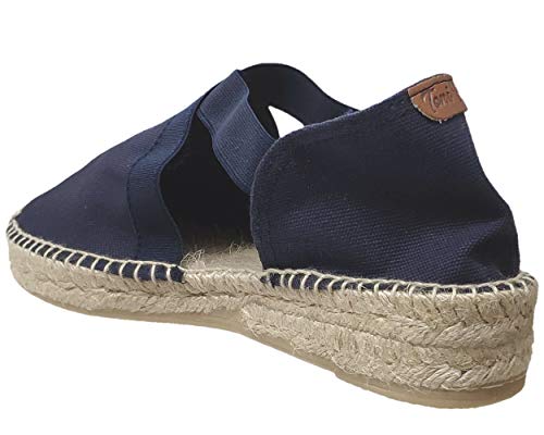 TONI PONS, elastisch, Damen Espadrille, Marineblau, Blau - Marine Mari - Größe: 36 EU von Toni Pons