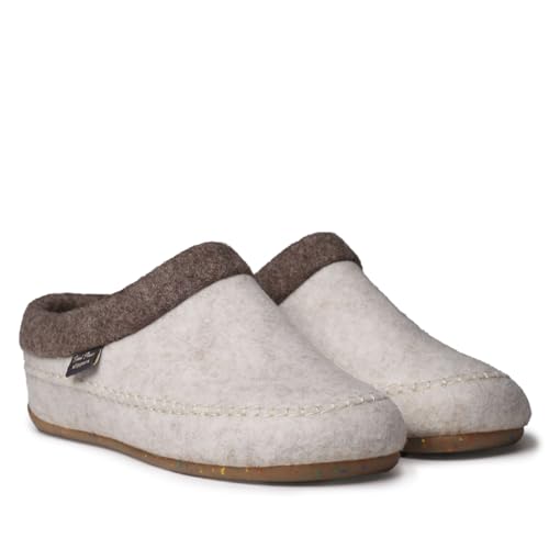 TONI PONS Albons Cru Slipper aus Filz mit Keilabsatz für Damen, Größe 40 von Toni Pons